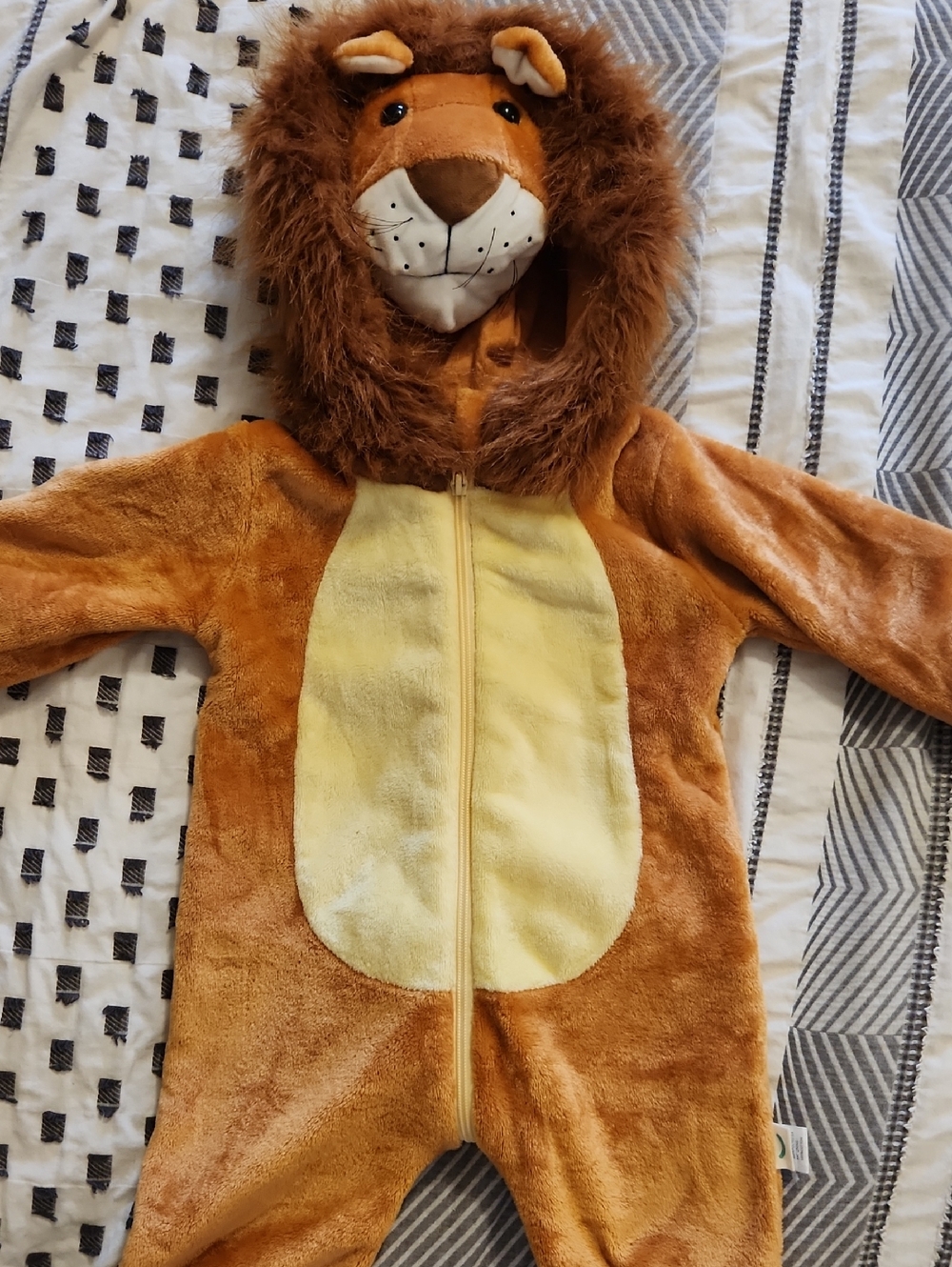 Lion Costume 18M Plush Hooded One-Piece